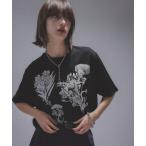 「HARE」 半袖Tシャツ FREE ブラック系その他 レディース