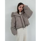 ショッピング古着 「SNIDEL」 ダウンジャケット ONE SIZE グレー レディース