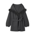 「SNIDEL」 ニットカーディガン F グレー レディース