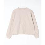 「DANTON」 長袖カットソー 36 ベージュ レディース