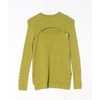 [UN3D.] вязаный ансамбль FREE зеленый женский 