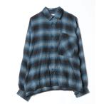 ショッピングネルシャツ 「RAGEBLUE」 「epnok」長袖ネルシャツ MEDIUM ネイビー メンズ