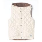 「ARMEN」 キルティングベスト 0 ベージュ レディース