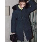 コート アウター 「宮本茉由着用」フードロングダウンコート レディース