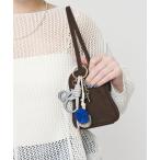 ショッピングキーホルダー キーホルダー 「VIOLAd’ORO」ポンポン ロゴ バッグチャーム