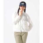 ブルゾン アウター ORANGE LABEL / フード付き スタンドカラーブルゾン（撥水）． レディース