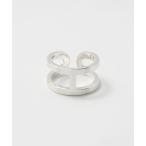 ショッピングイニシャル 指輪 リング 「XOLO」H ヘアー ライン リング メンズ