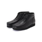 ショッピングゴアテックス デッキシューズ Clarks/クラークス/Wallabee Boot GTX/ワラビーブーツ ゴアテックス ブラックレザー UK7〜9 メンズ レディ