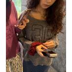 ショッピングダメージ ニット セーター ナンバリングダメージニット レディース