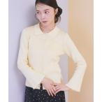 カーディガン 「2026SS」レギュラーカラーニットカーディガン レディース