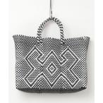 かごバッグ カゴバッグ 「Moon Bird/ムーンバード」手編みのメルカドバッグ・横?（M）