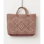 ショッピングかご かごバッグ カゴバッグ 「Moon Bird/ムーンバード」手編みのメルカドバッグ・横?（M）