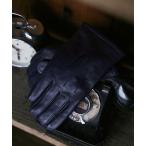 手袋 KATHARINE HAMNETT LONDON/キャサリンハムネットロンドン 本革レザーグローブ（タッチパネル対応）KHM-1015 メンズ