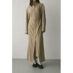 シャツワンピース レイヤードシャツワンピース