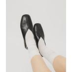 パンプス センターシームフラットシューズ