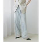  брюки nyu Anne s wave вышивка si арка .-ru брюки женский 