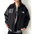 ブルゾン アウター 国内未発売 THE NORTH FACE(ザ・ノースフェイス)/ルーズフィット 配色ライン スタジャン ヴァーシティージャケット/