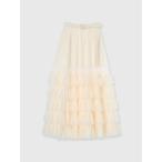 ショッピングティアード スカート チュールティアードレイヤードスカート