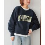 トレーナー スウェット 「26SS新作」クロップドフロッキーロゴスウェット レディース