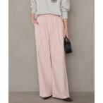 ショッピングワイドパンツ パンツ 「26SS新作」コットンツイルギャザーワイドパンツ レディース
