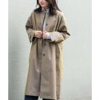 ステンカラーコート コート T/Cツイルステンカラーコート レディース