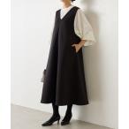 ショッピングマキシ丈 ジャンパースカート 「TANAKAコラボ」ダンボールジャンスカ