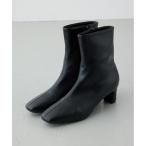 ブーツ スクエアトゥショートブーツ レディース