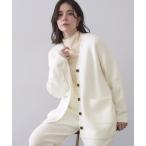 カーディガン Vネックニットカーディガン／セットアップ対応可「洗濯機OK」 レディース