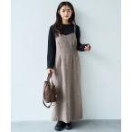 ワンピース ツイード キャミワンピース「585137」