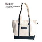 トートバッグ PEANUTS スヌーピー レザー×キャンバストート Ｌ ネイビー OS レディース