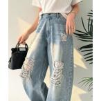  джинсы Denim Denim брюки гонки . Qun! черновой ..... хлопок 100% гонки имеется повреждение Denim машина b брюки женский 