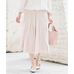 ショッピングセレモニー スカート 「ウエストゴム/セレモニー」デシン プリーツスカート