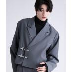 ショッピングモード ジャケット テーラードジャケット ファイヤーマンバックルショートジャケット/SETUP対応 メンズ レディース