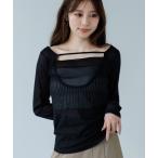 ショッピングway tシャツ 2way layered tops（ツーウェイレイヤードトップス） レディース