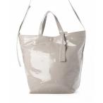 トートバッグ cache cache カシュカシュ エナメル2wayトート レディース メンズ