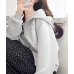 ショッピングパーカー パーカー 「mily bilet」きらっとラメが映える♪ワッペン付きダブルジップピコレース使いラメパーカー（長袖） レディース