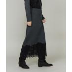 ショッピングレース スカート レースニットスカート「セットアップ対応」