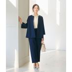  выставить [...* помятость став трудно ]2 позиций комплект правильный A линия flair жакет & широкий брюки [CROSS FUNCTION/ Cross функция 