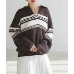 ショッピングボーダー ニット セーター 「・NOBLE別注」Venit/ヴェニット ランダムボーダーニット レディース