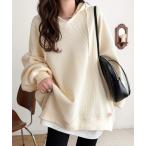 ショッピング綿100 パーカー 「JaVa ジャバコラボ」毎日着たい、今っぽゆるっとシルエット。綿100％オーバーサイズワッフルパーカー レディース