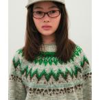 ショッピングノルディック ニット セーター 食卓のノルディックミックスニット レディース メンズ