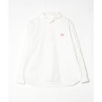 「DANTON」 ワンポイント長袖シャツ 40 ホワイト メンズ