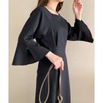 「callautia」 半袖ワンピース SMALL ブラック レディース