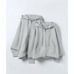 ショッピング綿 パーカー 「選べる着丈」FadeダンボールZIPフーディ/643474 レディース