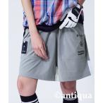 「antiqua」 ハーフパンツ LXL グレー レディース
