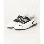 ショッピングバレエシューズ 「PUMA」 バレエシューズ 22.0cm ホワイト レディース