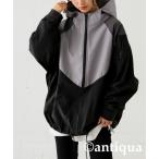 「antiqua」 ブルゾン FREE ブラック レディース