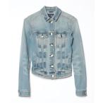 「American Eagle」 デニムジャケット X-SMALL ブルー レディース