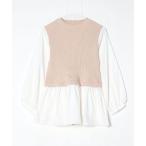 [GLOBAL WORK] длинный рукав туника FREE бежевый женский 