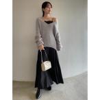 ショッピングコンビ 「SNIDEL」 コンビワンピース 0 グレー レディース